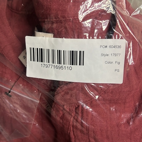 Coldwater Creek Popover Cotton Tunic nwt - Picture 8 of 8